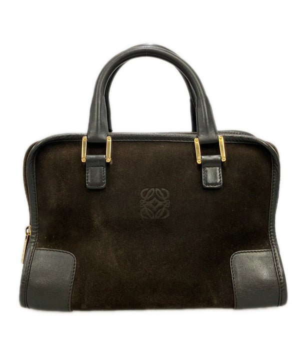 LOEWE ハンドバッグ スウェード アマナソ28 レディース ロエベ