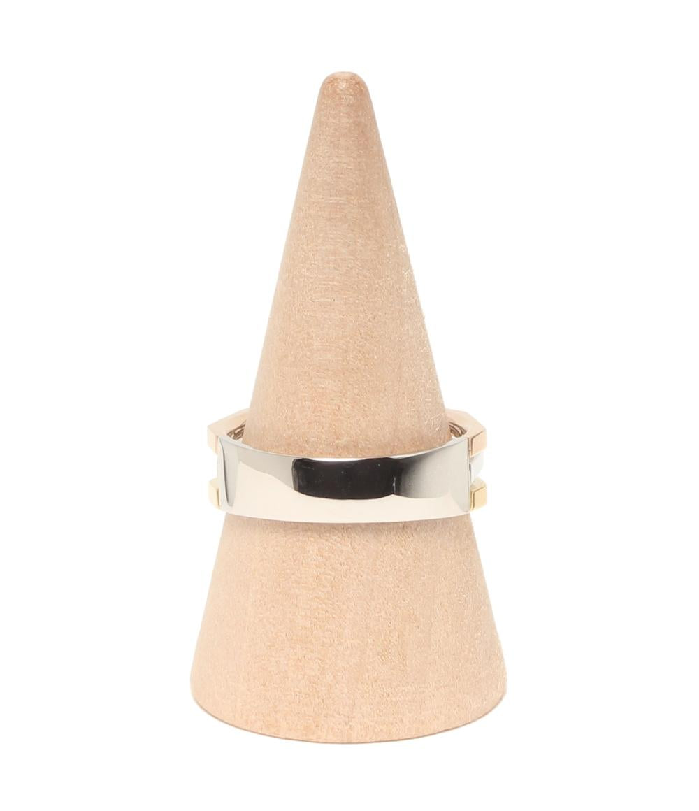 美品 GINZA TANAKA リング 指輪 K18 Pt950 レディース SIZE 16号 田中貴金属