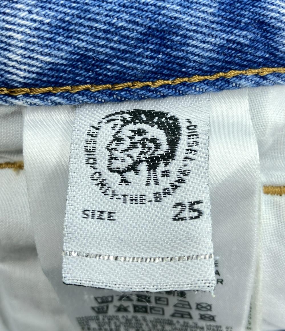 ディーゼル デニムパンツ ダメージ加工 ボタンフライ レディース SIZE 25 (M) DIESEL