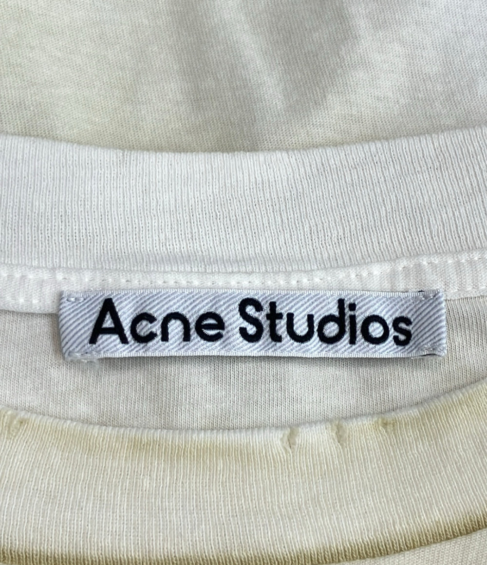 Acne Studios スプレー仕上げ1996ロゴTシャツ ダメージ加工 FN-UX-TSHI000016 メンズ レディース SIZE S アクネ ストゥディオズ
