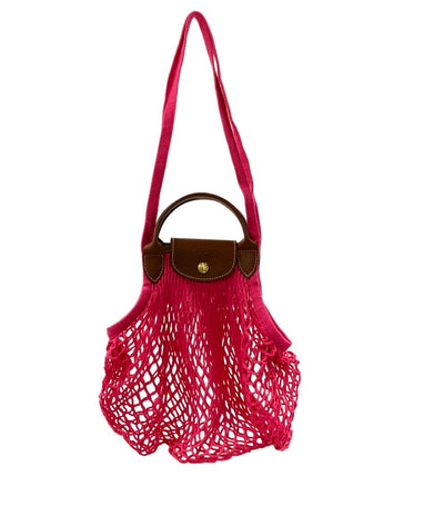 美品 Longchamp 2way ハンドバッグ ショルダーバッグ 肩掛け プリアージュフィレ レディース ロンシャン