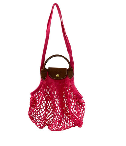 美品 Longchamp 2way ハンドバッグ ショルダーバッグ 肩掛け プリアージュフィレ レディース ロンシャン