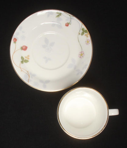 美品 ウェッジウッド デミタスカップ＆ソーサー ワイルドストロベリー WEDGWOOD