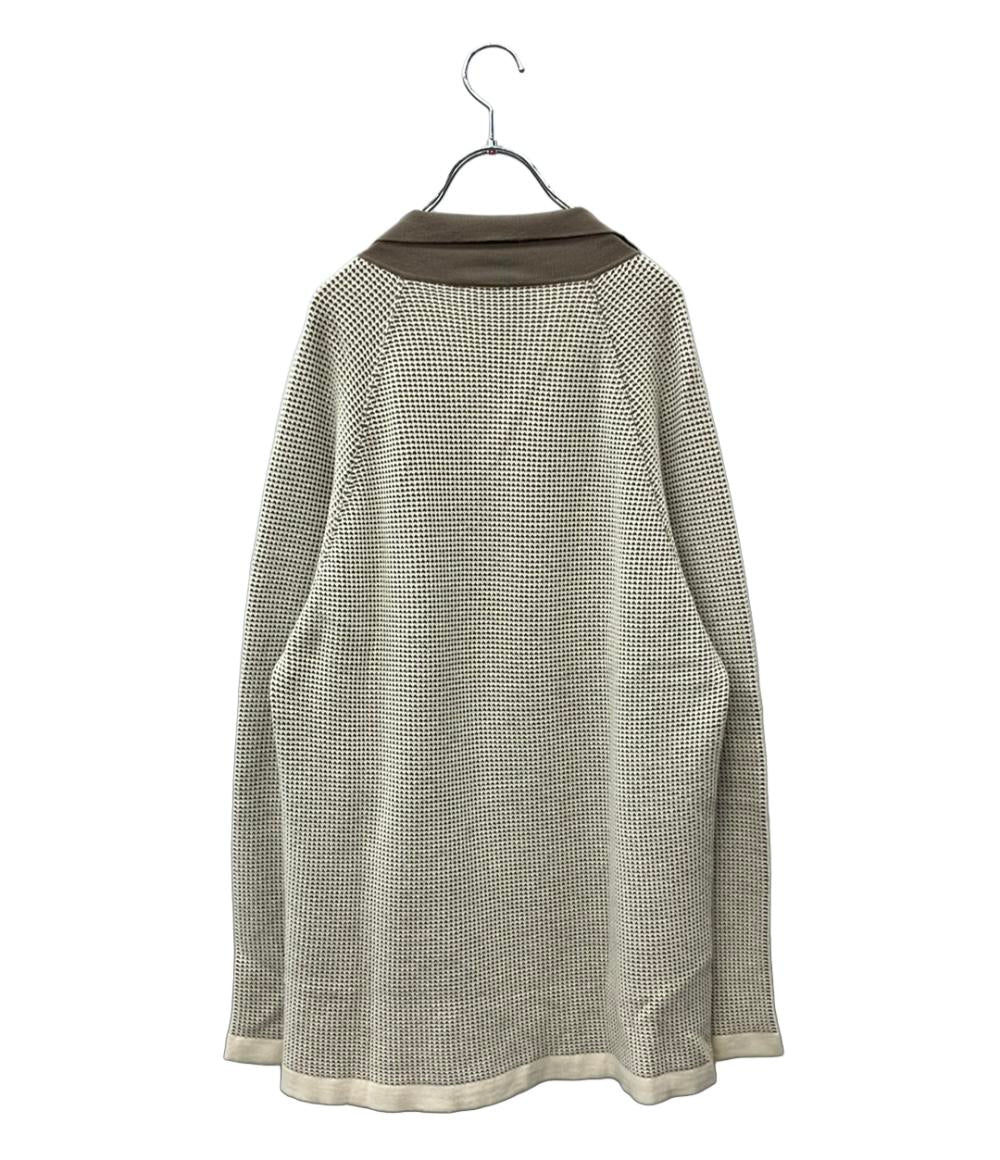 HERMES 長袖ニット スキッパーワッフルニット レディース SIZE XL エルメス