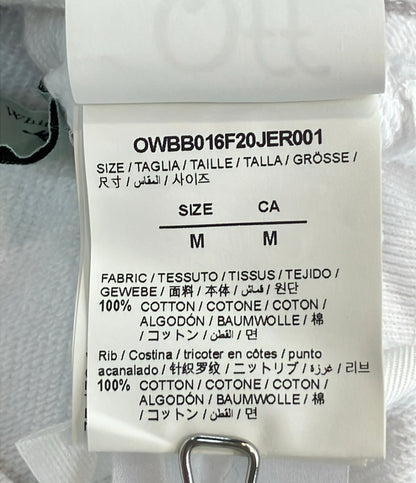 OFF-WHITE レインボーロゴ パーカー レディース SIZE M オフホワイト