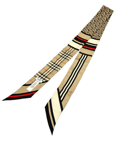 BURBERRY スカーフ シルク100% ノバチェック レディース バーバリー