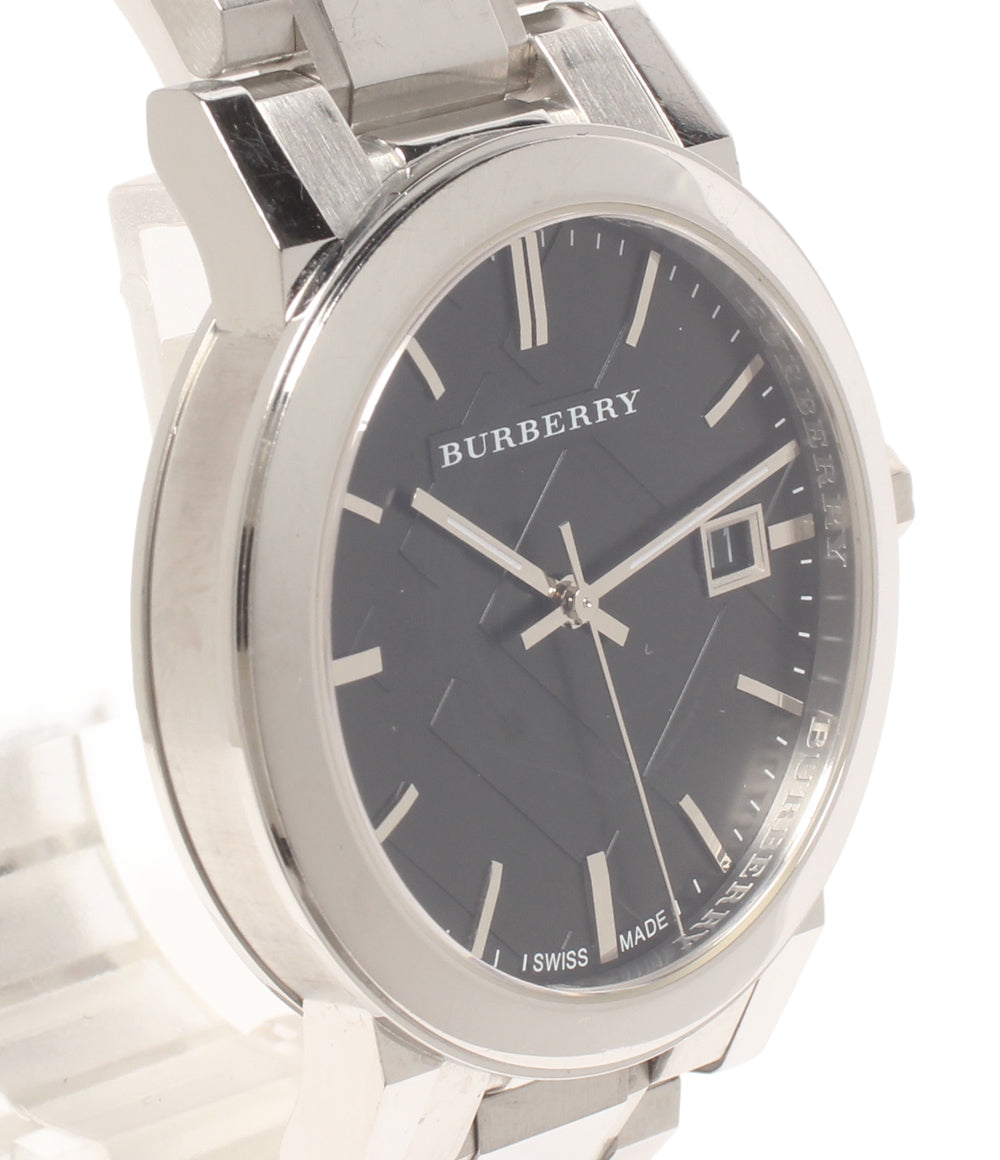 BURBERRY 腕時計 クオーツ ブラック BU9001 メンズ バーバリー