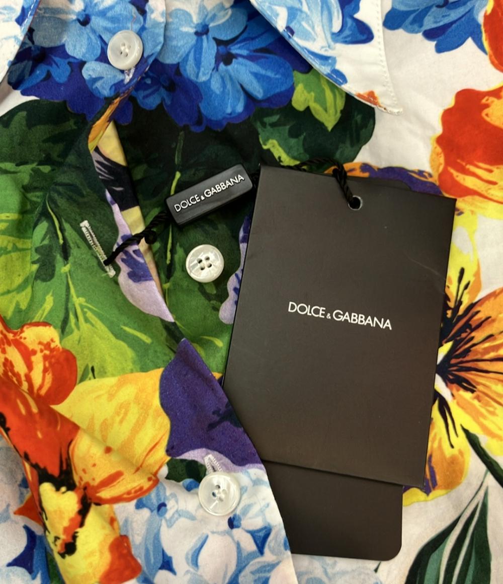 美品 DOLCE&GABBANA 長袖シャツ FloralprintShirt  インポート タグ付き レディース SIZE 38 (S) ドルチェアンドガッバーナ