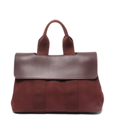 HERMES ハンドバッグ シルバー金具 トワルシェブロン ヴァルパライソ PM レディース エルメス