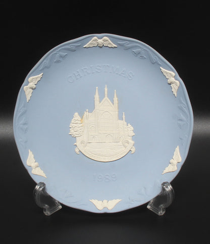 WEDGWOOD クリスマスプレート 飾り皿 18cm 1989 ウエッジウッド