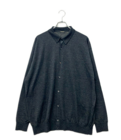 COMOLI ウール 衿つき カーディガン C03-06011 メンズ SIZE 3 コモリ