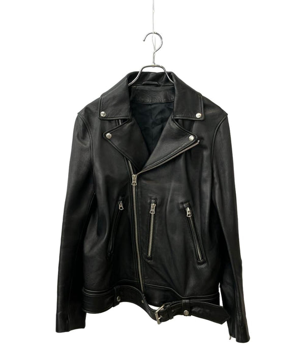 ACNE STUDIOS レザー ダブル ライダースジャケット NATE CLEAN 2AG156