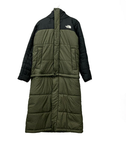 THE NORTH FACE ダウンコート ロング 撥水 防風 2WAY ダブルジップ マジックテープ フード Vertex Long JKT NY82292 メンズ SIZE XS
