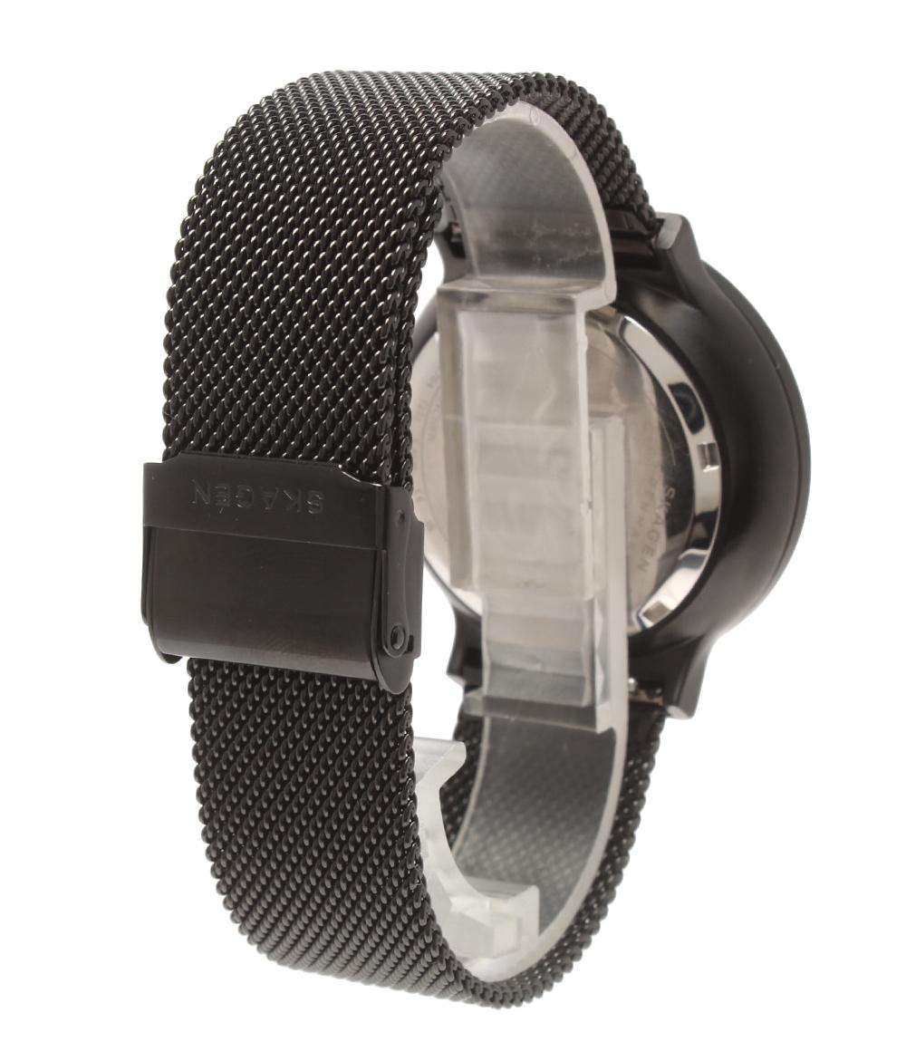 SKAGEN 腕時計 自動巻き ブラック SKW6784 メンズ スカーゲン