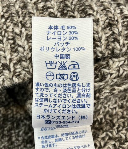 美品 ランズエンド ニットダッフルコート レディース SIZE M (M) LANDS'END