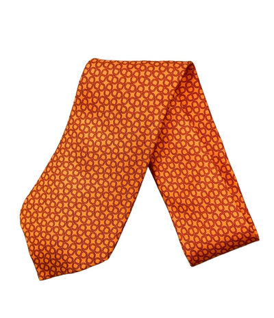 美品 HERMES ネクタイ シルク100% シェーヌダンクル メンズ エルメス