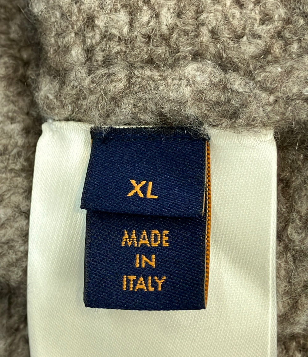 LOUIS VUITTON ウールブランドクルーネックセーター 24SS メンズ SIZE XL ルイ・ヴィトン