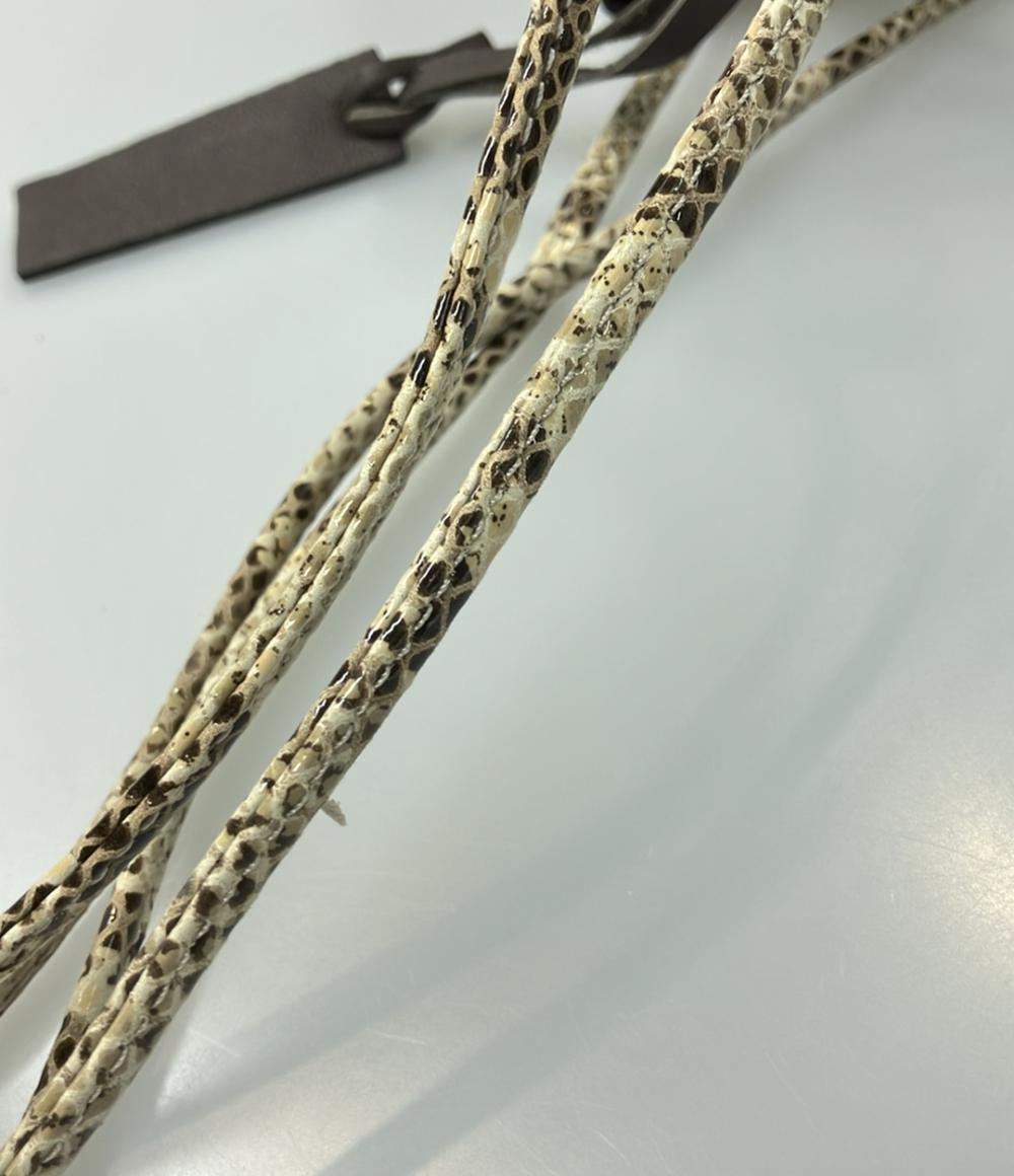 マルコマージ パイソン巾着ショルダーバッグ 肩掛け レディース MARCO MASI