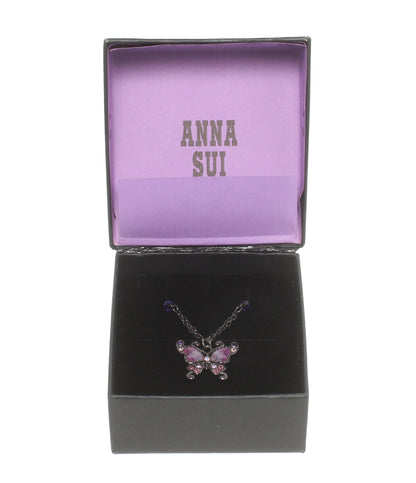 美品 ANNA SUI ネックレス バタフライ 蝶 レディース アナスイ