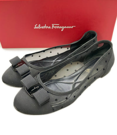 Salvatore Ferragamo パンプス フラットシューズ レディース SIZE 8 1/2 サルヴァトーレフェラガモ