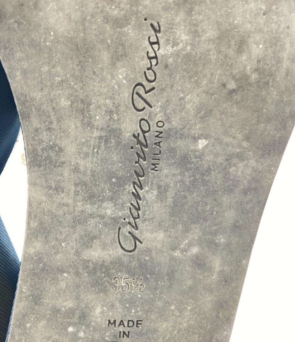 Gianvito Rossi サンダル クロスストラップ 厚底 レディース SIZE 35 1/2 (22.5cm) ジャンヴィトロッシ