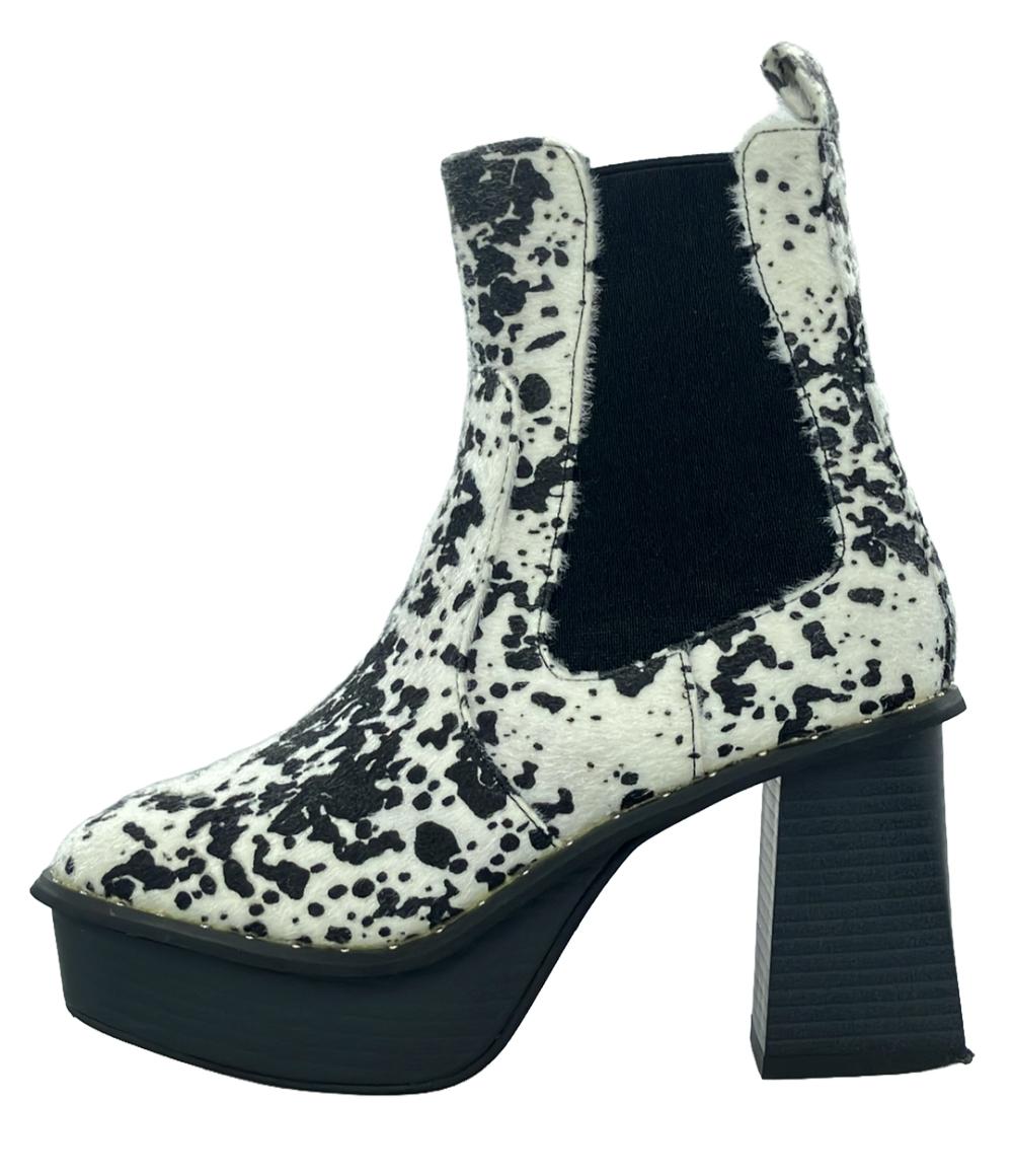 ページボーイ サイドゴアブーツ チャンキーヒール レディース SIZE S PAGEBOY