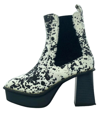 ページボーイ サイドゴアブーツ チャンキーヒール レディース SIZE S PAGEBOY