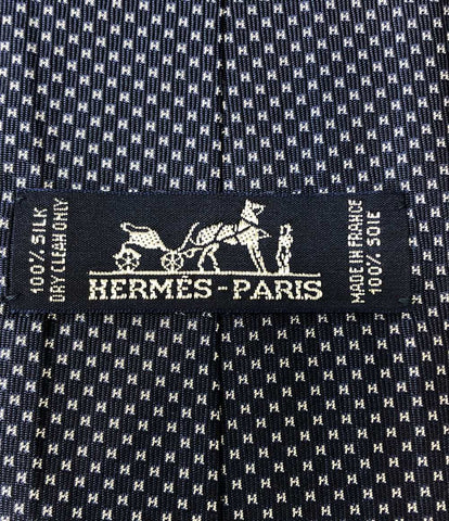 エルメス 美品 ネクタイ シルク100% H総柄      メンズ  (複数サイズ) HERMES