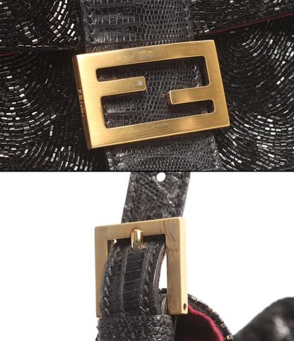 訳あり FENDI ハンドバッグ ショルダーバッグ 肩掛け ビーズ マンマバケット レディース フェンディ