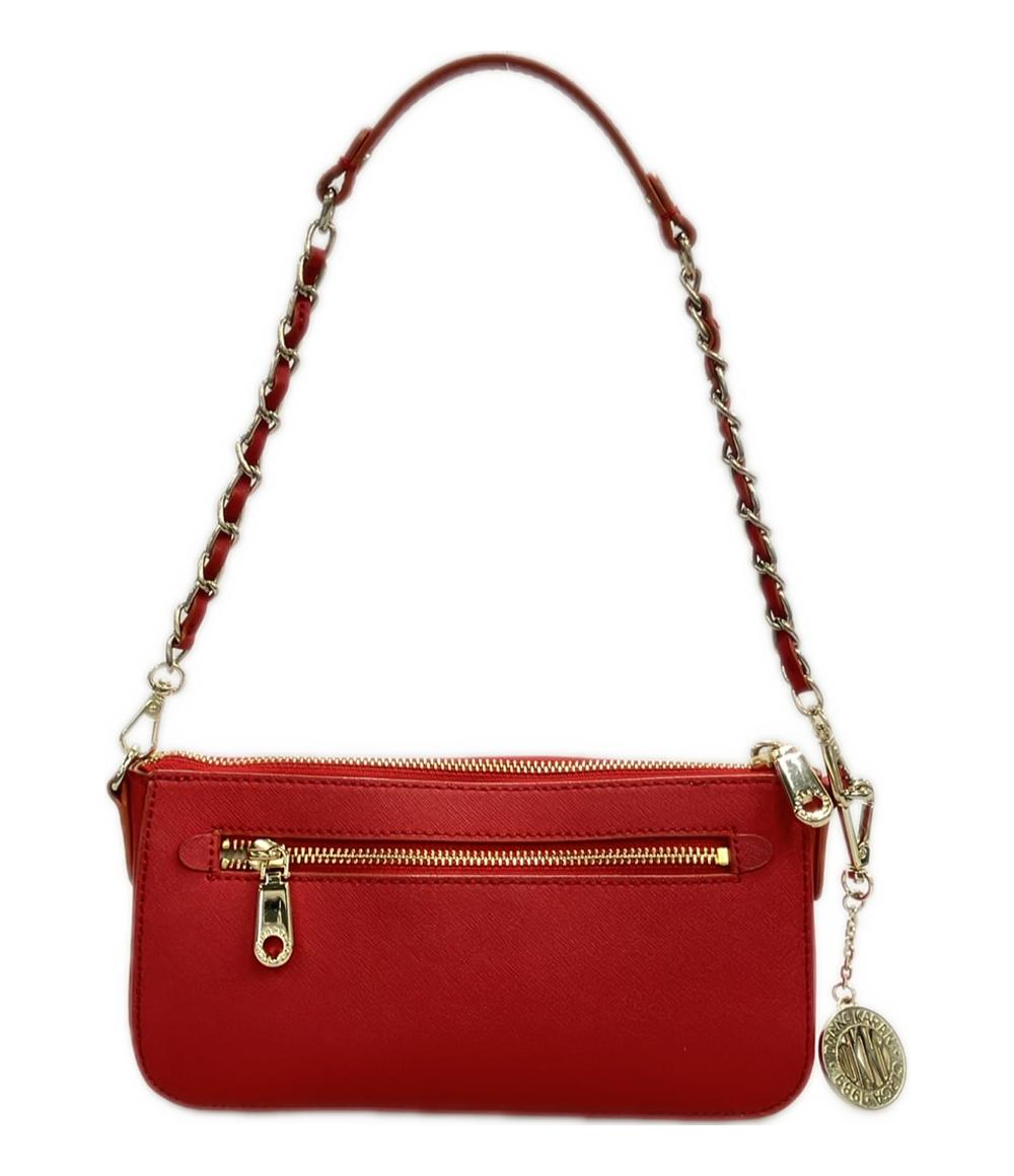 美品 DKNY DONNA KARAN NEW YORK ショルダーバッグ 2WAY 肩掛け 斜め掛け レザー レディース ダナキャランニューヨーク