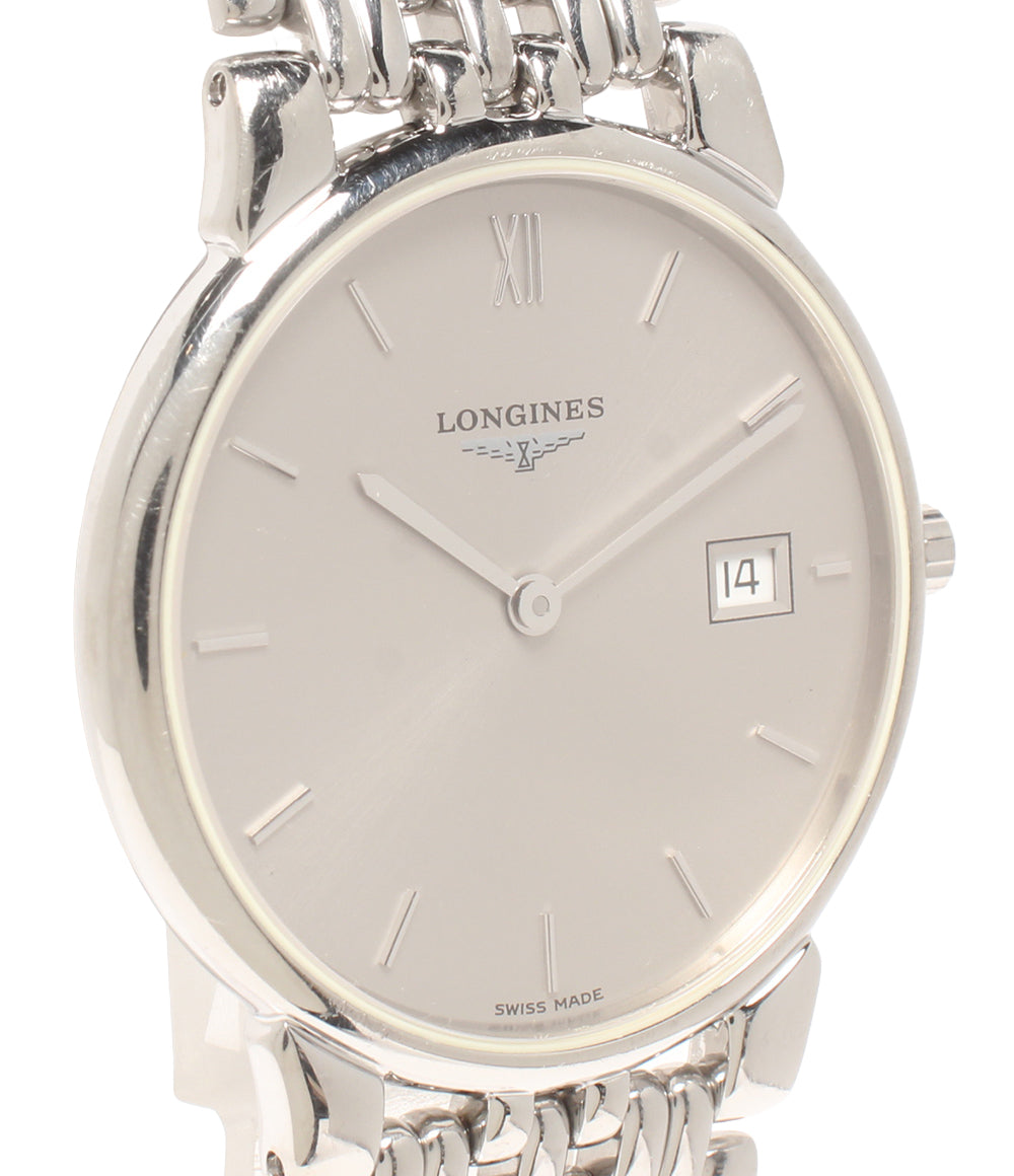 LONGINES 腕時計 グランドクラシック クオーツ シルバー L5.632.4 メンズ ロンジン