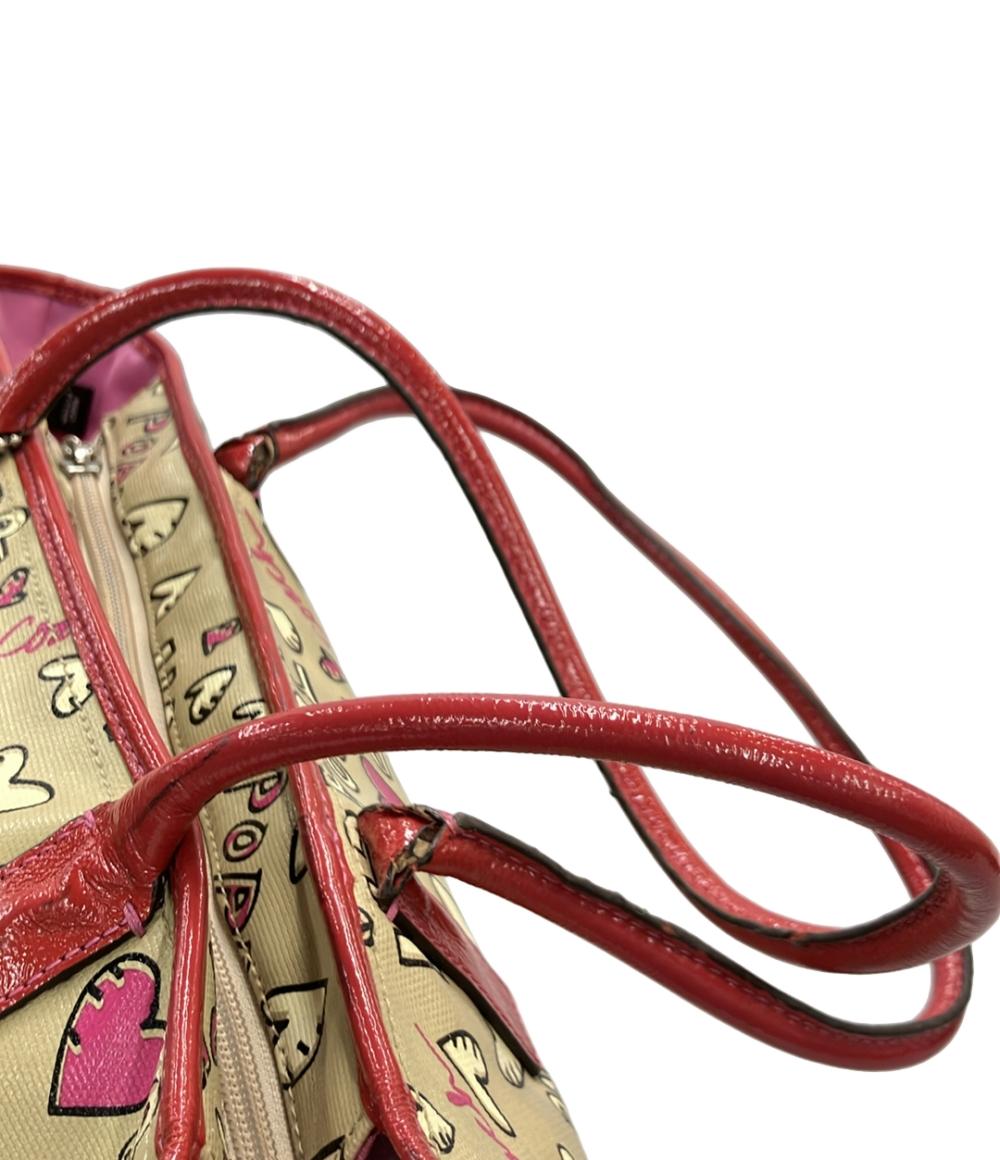 COACH トートバッグ グラフィティ コーティングキャンバス パテントレザー ポピー 16507 レディース コーチ