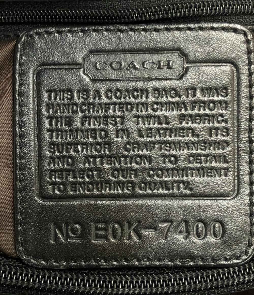 COACH ハンドバッグ ショルダーバッグ 2WAY ナイロン キャンバス 7400 レディース コーチ