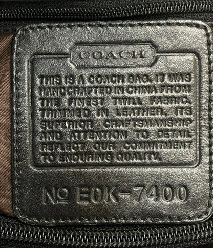 COACH ハンドバッグ ショルダーバッグ 2WAY ナイロン キャンバス 7400 レディース コーチ