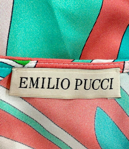 美品 Emilio Pucci 半袖ブラウス 9HRM81 レディース SIZE USA 2 (XS) エミリオ・プッチ