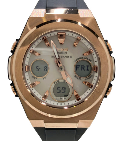 CASIO 腕時計 G-MS Baby-G ソーラー シルバー MSG-W600G レディース カシオ