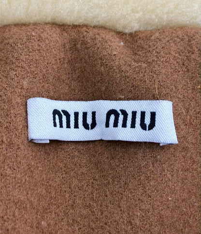 Miu Miu リアルファーフーディーブルゾン 0000ET - Z0646 - 00009 レディース SIZE 38 (S) ミュウ ミュウ