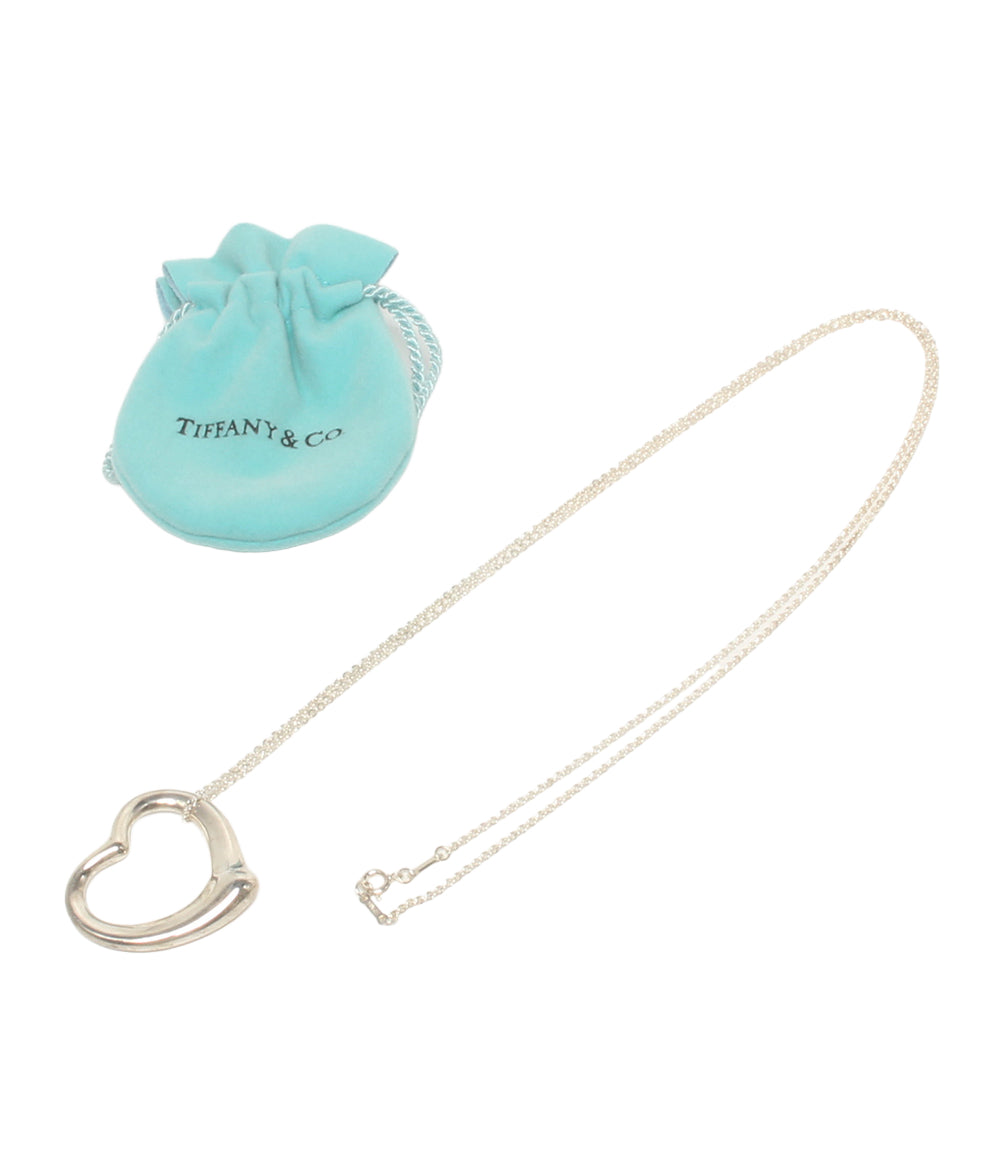 Tiffany & Co. ロングネックレス SV925 エルサ ペレッティ オープンハート ラージXL レディース ティファニー