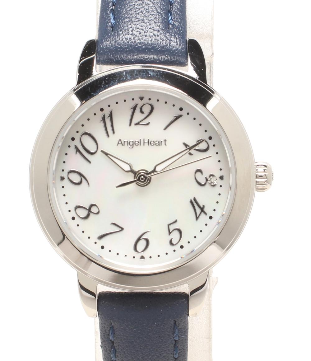 美品 Angel Heart 腕時計 ソーラー シェル TT25 レディース エンジェルハート
