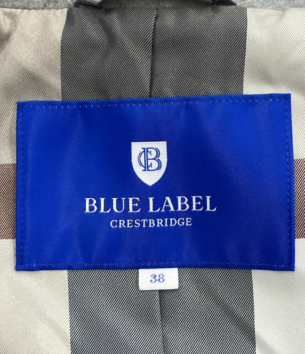 美品 ブルーレーベル・クレストブリッジ シャーリングビーバーコート レディース SIZE 38 (M) BLUE LABEL CRESTBRIDGE