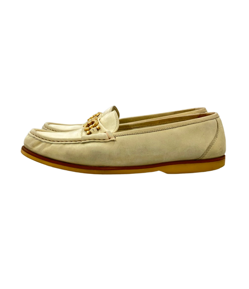 Salvatore Ferragamo ローファー ガンチーニ レディース SIZE 7 1/2 サルヴァトーレフェラガモ