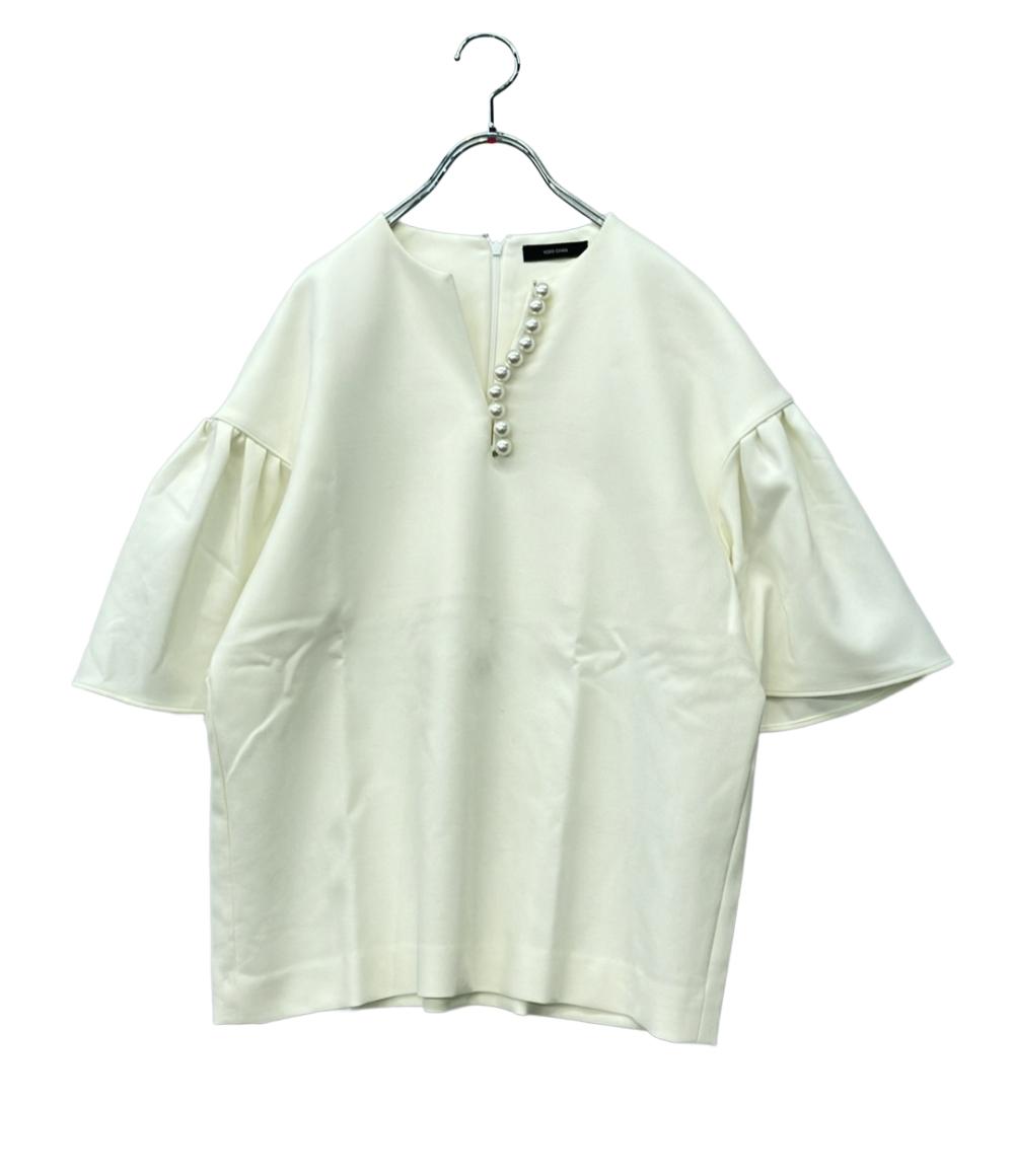 YOKO CHAN 半袖シャツ ブラウス パール YCB-421-285 レディース SIZE 40 (M) ヨーコチャン