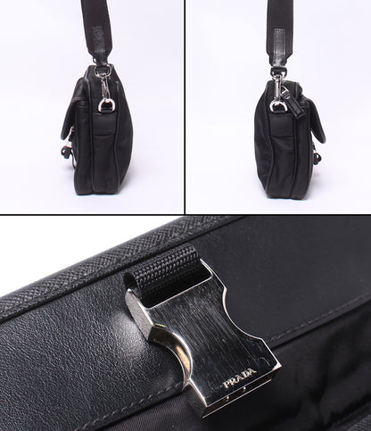 美品 PRADA ショルダーバッグ 斜め掛け RE-NYLON 2VH133 レディース メンズ プラダ