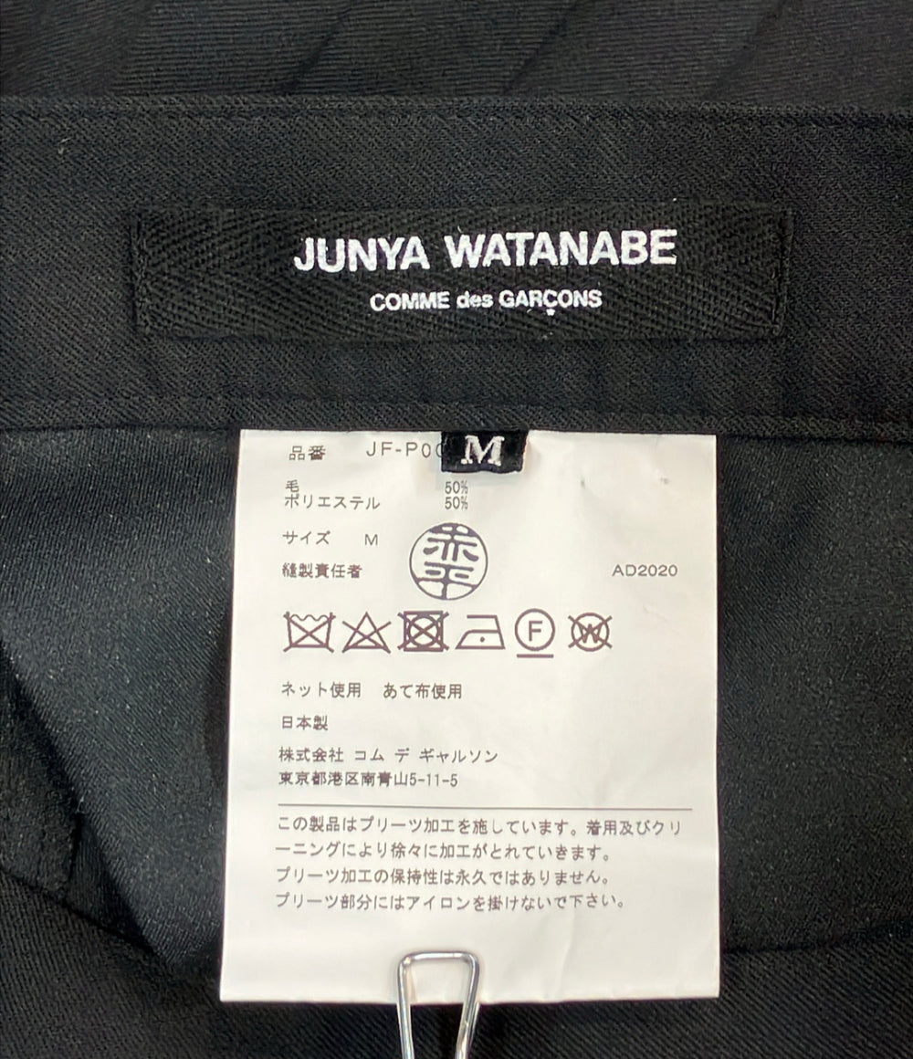 JUNYA WATANABE プリーツドッキングロングパンツ レディース SIZE M ジュンヤワタナベ