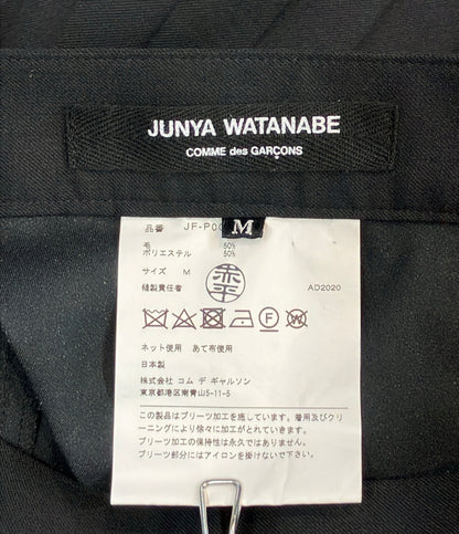 JUNYA WATANABE プリーツドッキングロングパンツ レディース SIZE M ジュンヤワタナベ