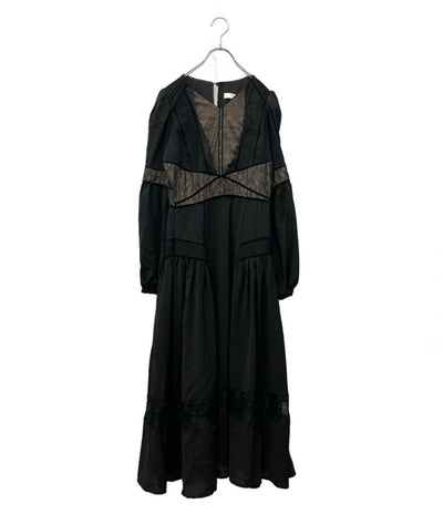 Her lip to 長袖ワンピース  Social Lace Flare Dress 1244305159 レディース SIZE M ハーリップトゥ
