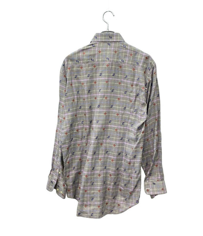ETRO 長袖シャツ 千鳥格子 ハウンドトゥースチェック柄 15AW 152-1K320-3120 メンズ SIZE 41 (L) エトロ