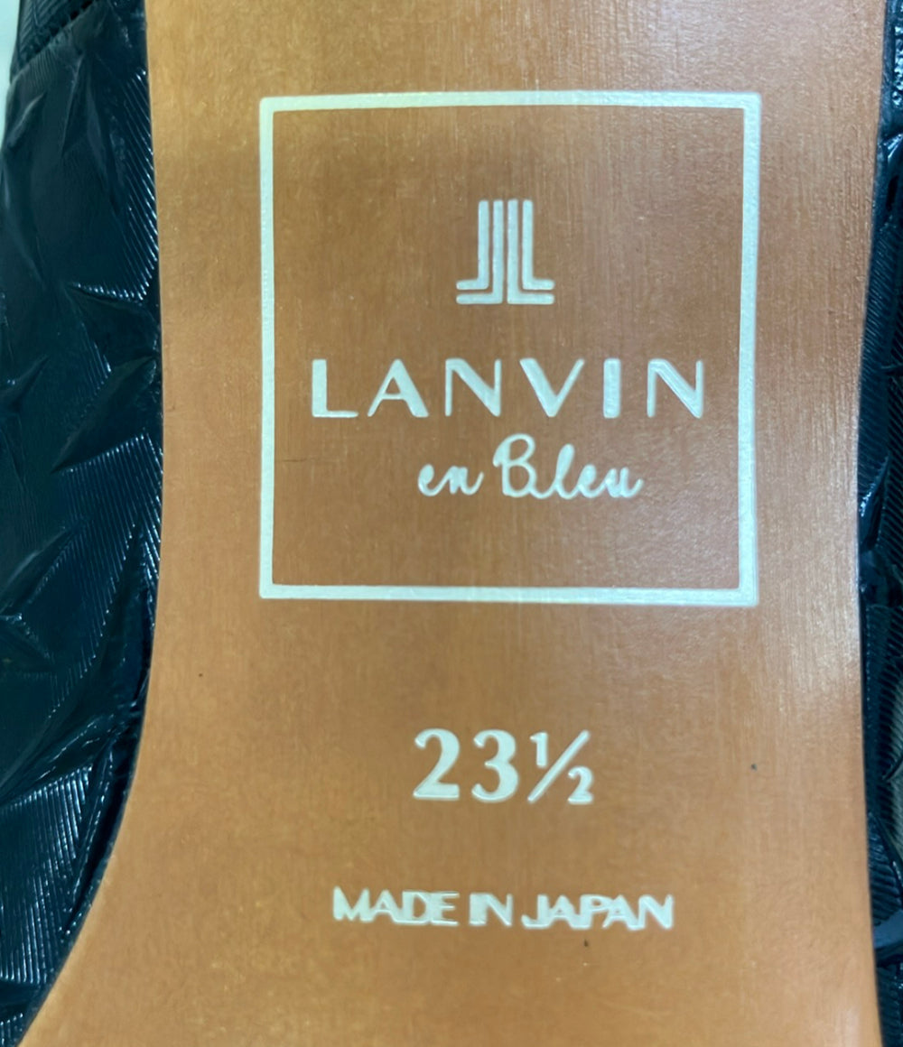 LANVIN en Bleu ポインテッドトゥパンプス 2368 レディース SIZE 23 1/2 ランバンオンブルー