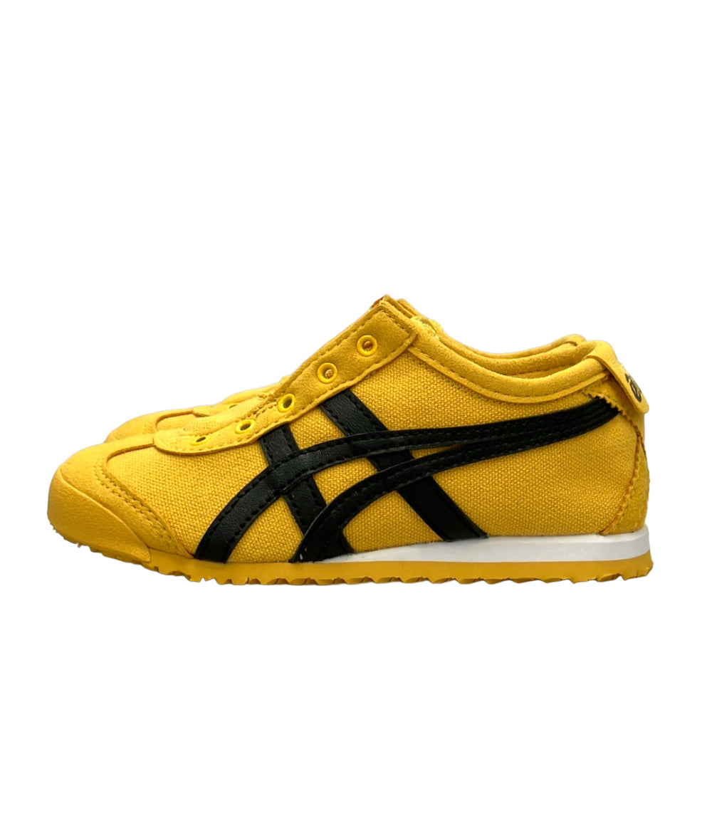 美品 ONITSUKA TIGER ローカットスニーカー MEXICO 66 SLIP-ON KIDS 1184A085 キッズ SIZE 17.0 オニツカタイガー