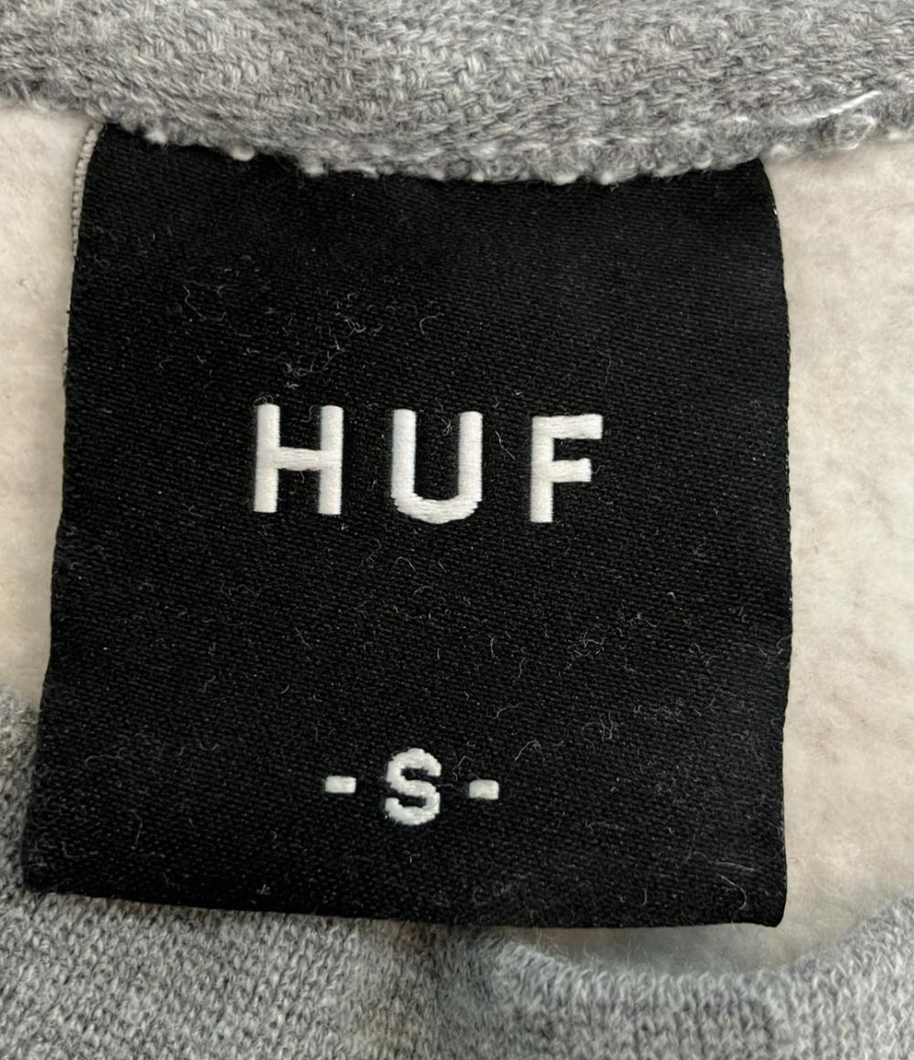 ハフ スウェット フラワースマイルプリント 裏起毛 レディース SIZE S (S) HUF